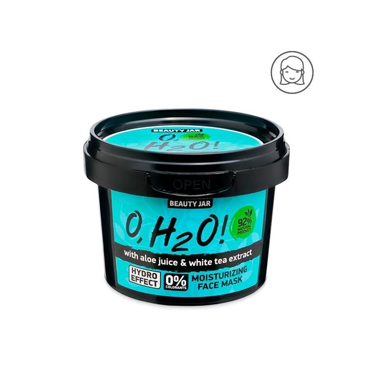 Feuchtigkeitsspendende Gesichtsmaske mit ALOE VERA und WEISSEM TEE –  debubbles
