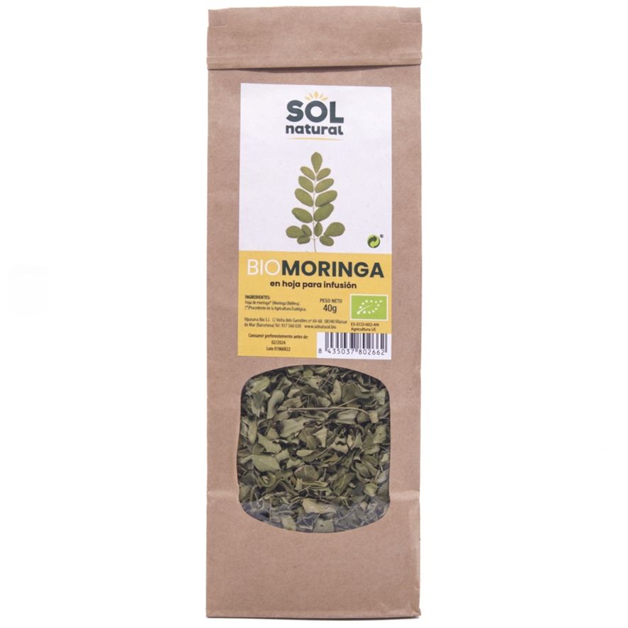 Moringa para Infusion en Hoja 40g Solnatural