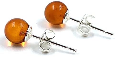 CITRINE steel earrings