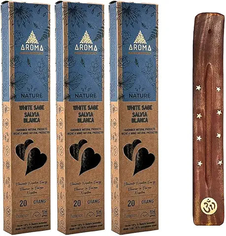 Incienso NAG CHAMPA y SALVIA BLANCA