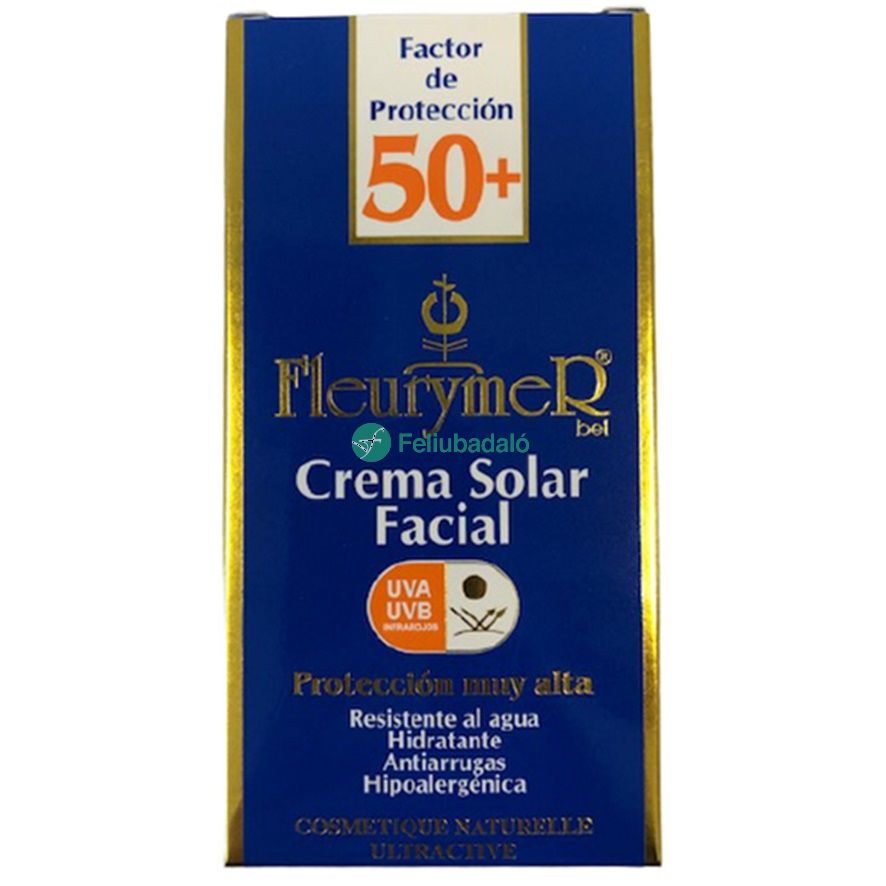 Crema Solar Facial SPF50 Plus Tubo 80ml Fleurymer