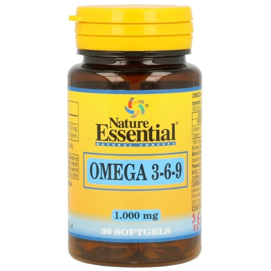 Omega 3-6-9 1000mg 30 perlas Nature Essential