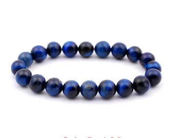 Pulsera OJO de TIGRE AZUL 6 mm