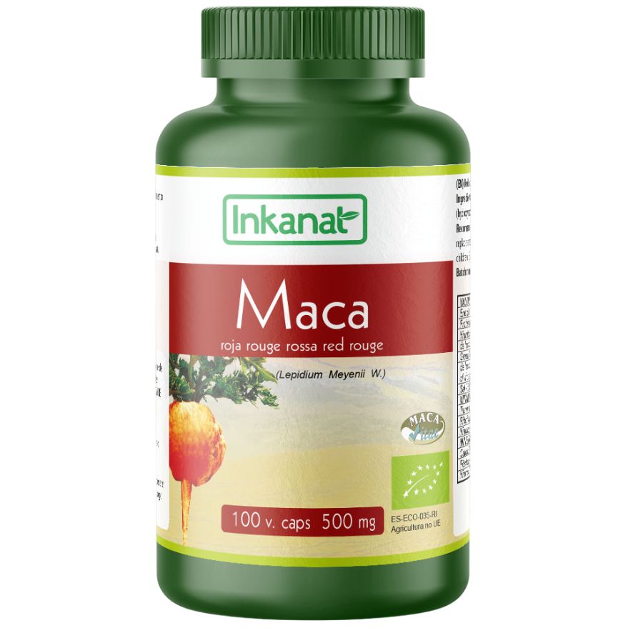Maca Roja 500Mg Eco 100caps Inkanat