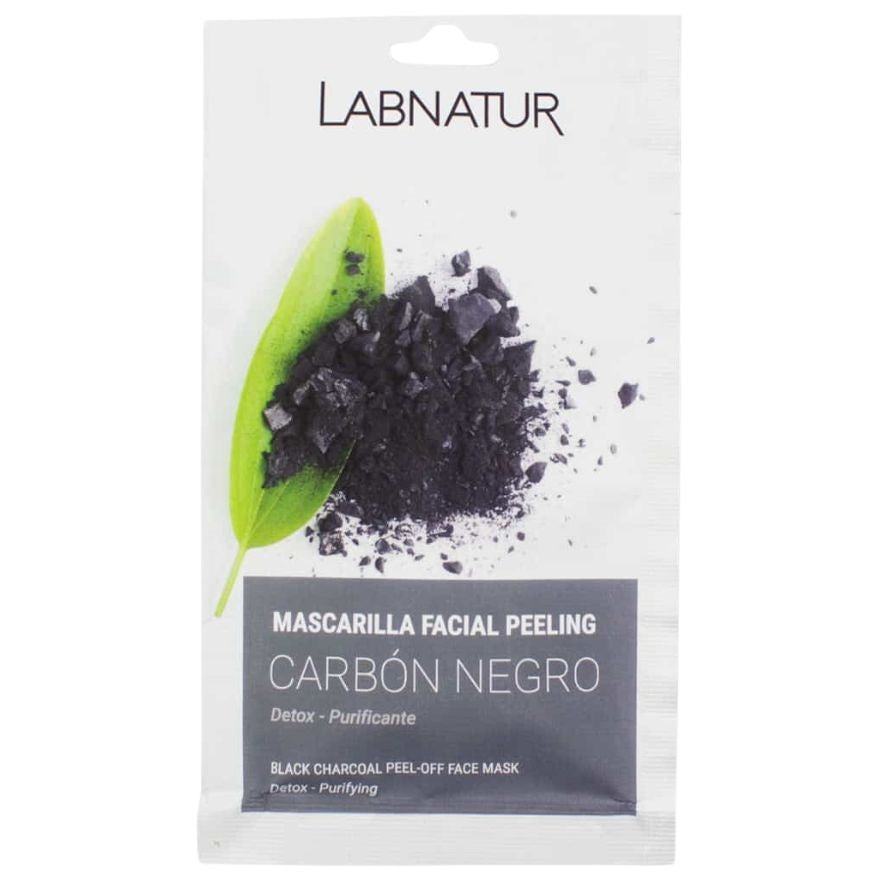 Mascarilla Facial Peeling Carbon Negro 10ml Labnatur