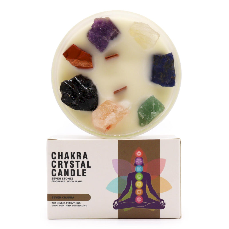 Vela Grande de Cristal de Chakra - Siete Chakras