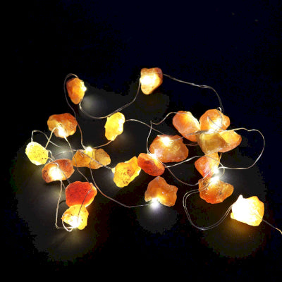 Luces de Encanto de Piedra Preciosa -JADE NARANJA