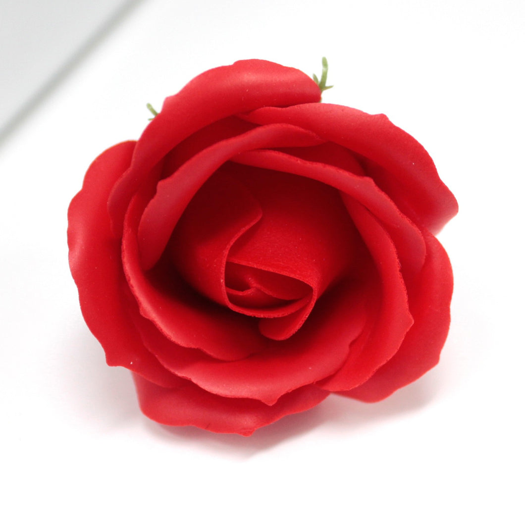 Flor de Jabón ROSA Roja mediana
